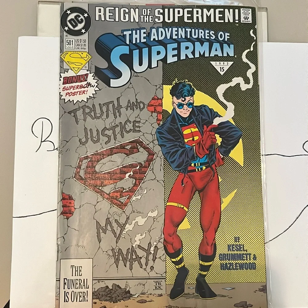 The Adventures Superman #501 Jun 93 Reign Of Supermen DC Comics Comic Book